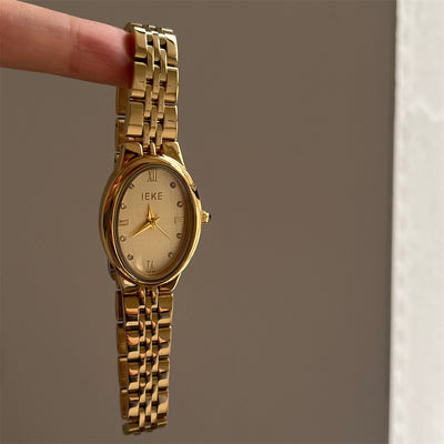 Reloj Elegante de Diseño Exclusivo con Esfera Pequeña y Detalles de Diamante - Image 6