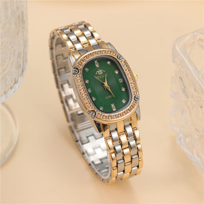 Reloj de Lujo con Esfera Ovalada y Cristales Brillantes Multicolor - Image 7