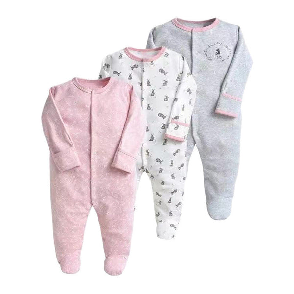 Conjunto de 3 Piezas para Celebración de Mes - Vestido de Lujo para Bebé