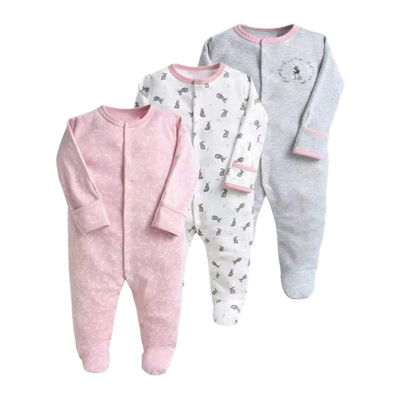 Conjunto de 3 Piezas para Celebración de Mes - Vestido de Lujo para Bebé