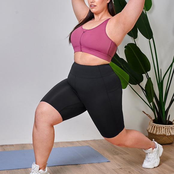 Pantalones de Yoga Levantacaderas Beige de Secado Rápido para Running y Fitness