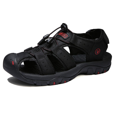 Sandalias Deportivas de Cuero para Hombre Talla Grande - Image 8