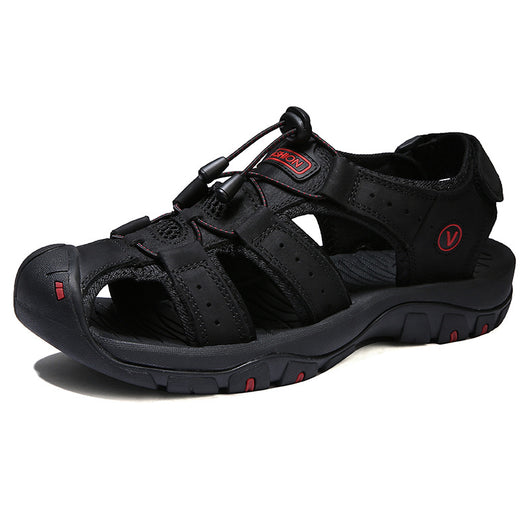 Sandalias Deportivas de Cuero para Hombre Talla Grande - Image 8