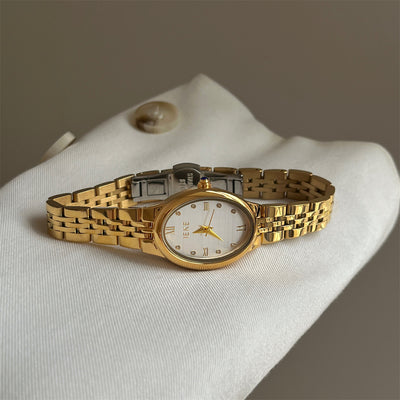 Reloj Elegante de Diseño Exclusivo con Esfera Pequeña y Detalles de Diamante - Image 7