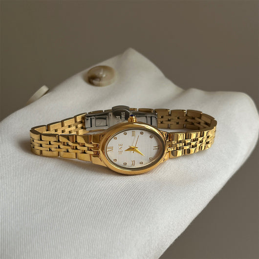 Reloj Elegante de Diseño Exclusivo con Esfera Pequeña y Detalles de Diamante - Image 7