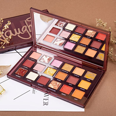 Paleta de Sombras 18 Colores Mate - Fórmula de Larga Duración - Image 8