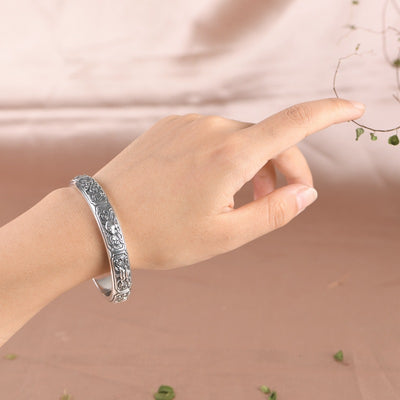Pulsera de Plata 999 Estilo Antiguo Tailandés para Mujer - Image 3