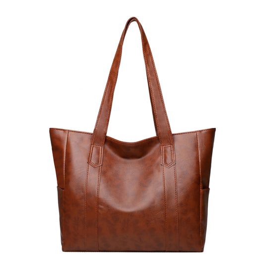 Bolso de Cuero Vintage de Gran Capacidad para Mujer - Image 9
