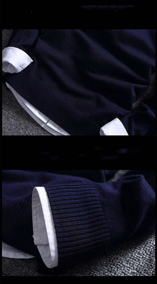 Suéter Cuello Redondo Slim Fit para Hombre - Image 2