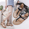 Sandalias con Tiras Cruzadas