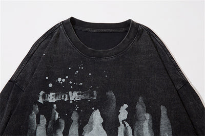 Camiseta Estampada de Manga Larga Estilo Americano para Hombre - Image 11