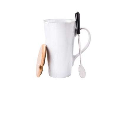 Taza Térmica de Cerámica con Tapa y Gran Capacidad - Image 9