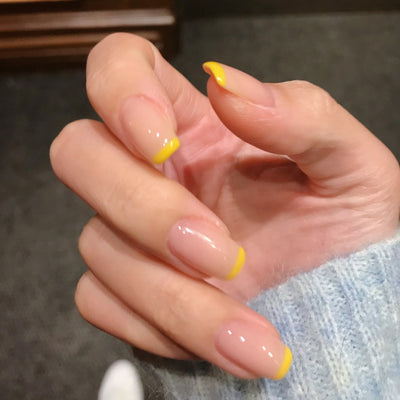 Parches de Uñas Francesas Nude Pequeños - Image 2
