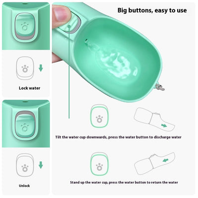 Fuente Portátil de Agua para Gatos con Dispensador Inteligente - Image 3