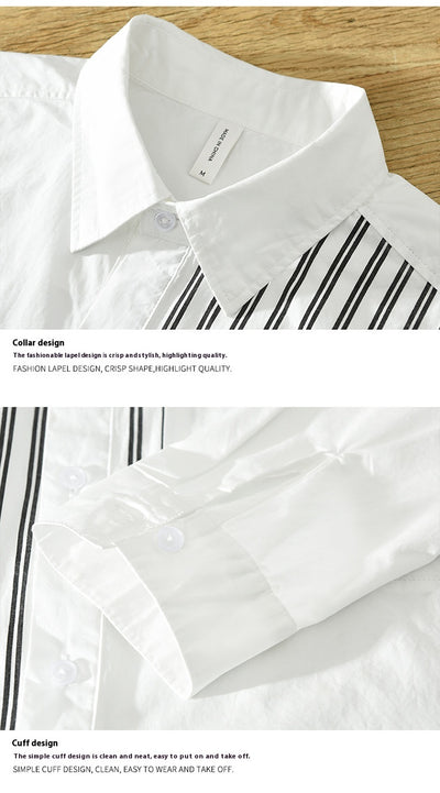 Camisa Suelta de Algodón Manga Larga Estilo Japonés Casual - Image 11