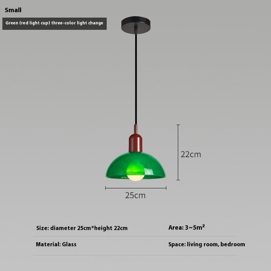 Lámpara Colgante Bauhaus Retro de Cristal para Restaurante - Image 55