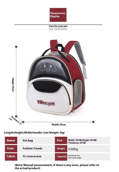 Mochila Transpirable de Gran Capacidad para Mascotas - Image 8