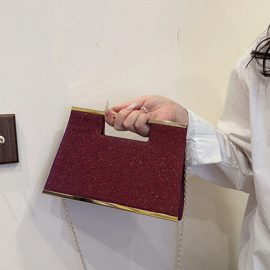 Bolso Mensajero Brillante para Mujer con Asa de Mano - Image 3