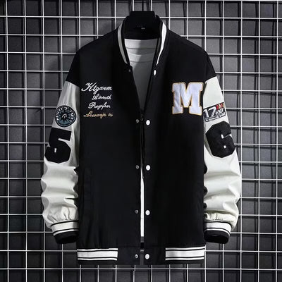 Chaqueta de Béisbol Holgada Estilo Hong Kong para Estudiantes de Secundaria - Image 11