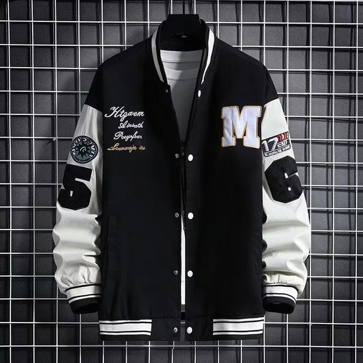 Chaqueta de Béisbol Holgada Estilo Hong Kong para Estudiantes de Secundaria - Image 11