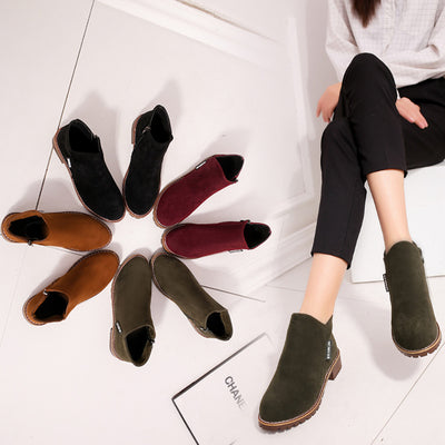 Botas Martin de Terciopelo Plus