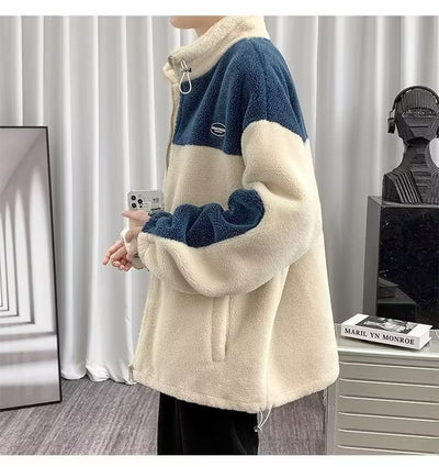Chaqueta Acolchada para Hombre con Bloques de Color - Calidez y Estilo - Image 10
