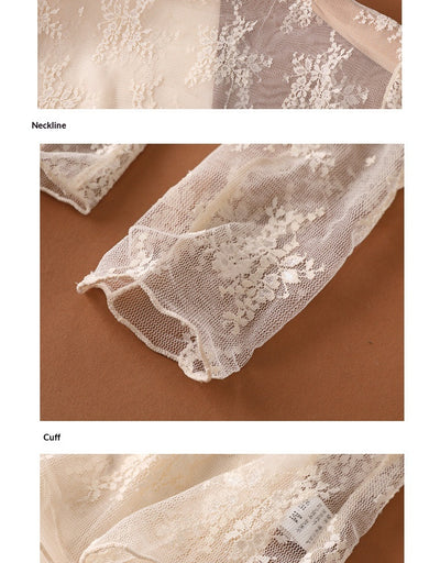 Top Ajustado de Manga Larga en Malla para Mujer - Image 14