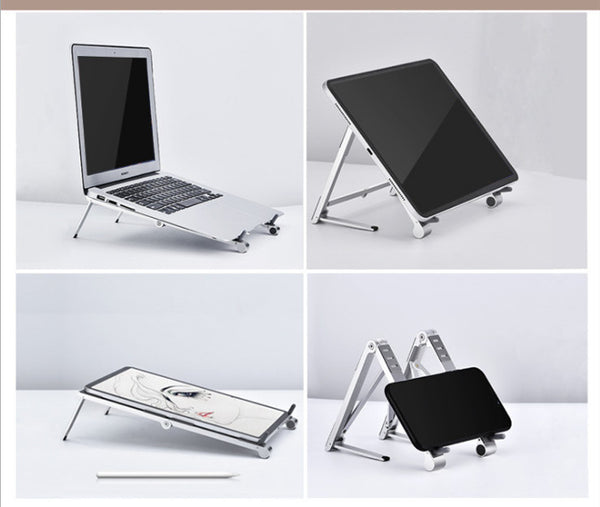 Soporte Triplegable Portátil 3 en 1 para Computadora