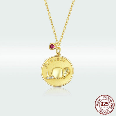 Collar de Oro Laminado con Elefante Grabado - Joya para Amantes de Animales - Image 3