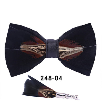 Corbatín con Plumas - Accesorio Elegante y Sofisticado - Image 3