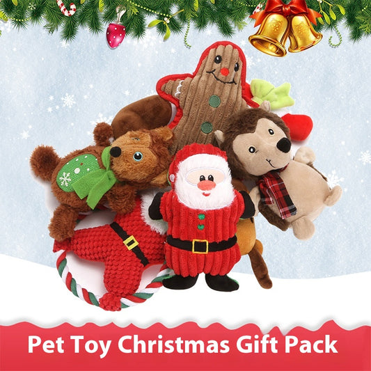 Traje Navideño para Mascotas con Sonido - Juguete Resistente para Perros y Gatos