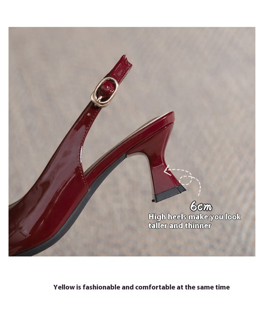 Tacones Altos Cerrados con Hebilla - Stiletto Elegante para Mujer - Image 33