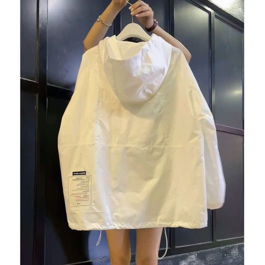 Chaqueta Protección Solar Estilo Japonés Mujer - Cortavientos Casual Ultraligero - Image 10