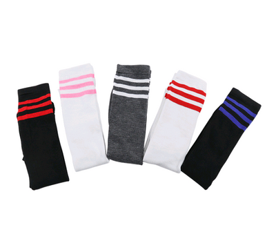Calcetines Hasta la Rodilla Estilo Colegiala con Rayas - Diseño Japonés Primavera/Otoño - Image 5