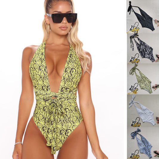 Traje de Baño Entero Talla Grande Diseño Clásico Europeo y Americano