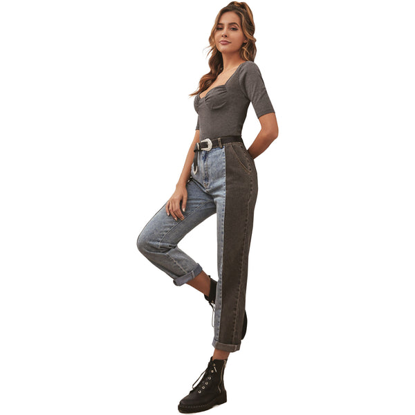 Pantalones Vaqueros Cintura Alta para Mujer