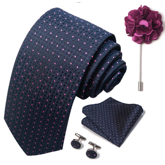 Combo Corbata, Traje y Pañuelo de Bolsillo para Hombre - Juego 8 - Image 73