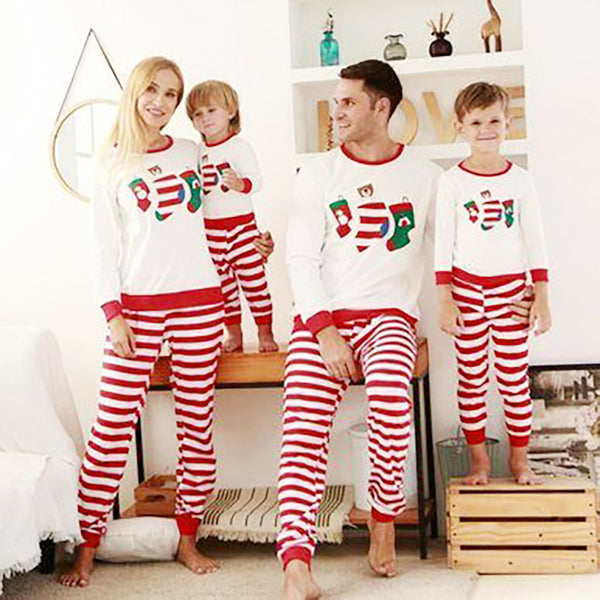 Conjunto Familiar a Juego con Estampados - Pijamas Largos Cómodos