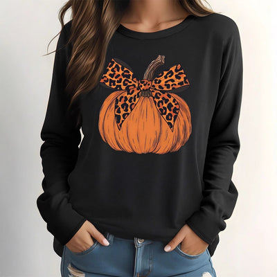 Camiseta Navideña Halloween Manga Larga Estampada para Mujer - Image 3