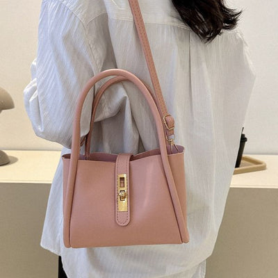 Bolso Bandolera de Color Liso - Estilo Casual - Image 6