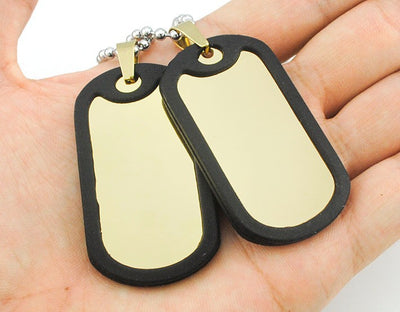 Collar Militar Hombre Acero Titanio - Pendiente Resistente y Elegante - Image 5