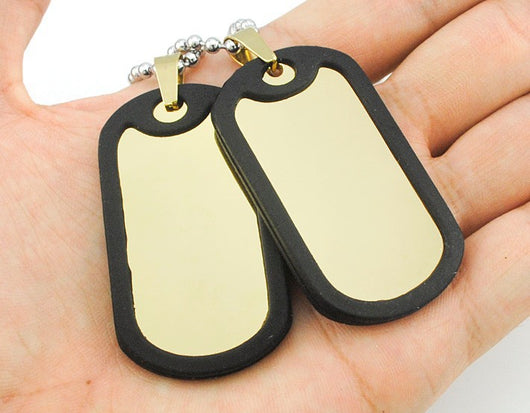 Collar Militar Hombre Acero Titanio - Pendiente Resistente y Elegante - Image 5