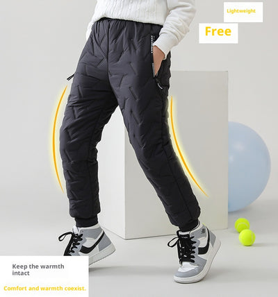 Pantalones Térmicos Infantiles Impermeables con Forro de Lana de Cordero - Image 23