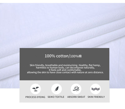 Camisa Lino Fresco Manga Corta Transpirable Color Sólido - Image 12