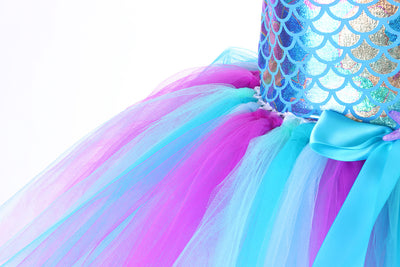 Vestido de Cosplay con Escamas de Pez Iridiscente para Niñas - Image 17