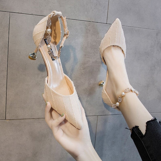 Tacones Altos Puntiagudos con Hebilla - Estilo Moderno para Mujer - Image 2