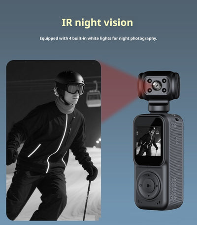 Cámara 4K Ultra Clara Portátil para Deportes y Aventuras al Aire Libre - Image 17