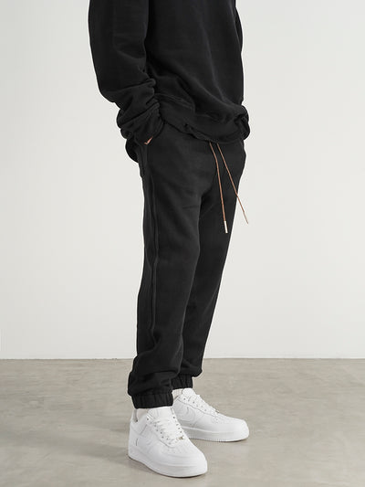 Pantalones Casuales de Algodón Grueso con Corte Holgado - Image 8