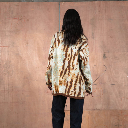 Cardigan de Punto con Estampado Animal para Mujer - Image 2