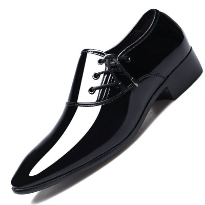 Zapatos Formales de Hombre Talla Grande con Acabado Brillante - Image 10